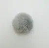 Bolas de Pelo Artificiais de 6,8 cm, Bolas de Pelo de Coelho Sintético, Bolas de Pelo de Coelho Verde Fluorescente, Bolas de Pelo de Coelho com Cauda Longa para DIY, Bolas com Franjas