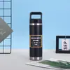 Copo Espacial Portátil Simples Transfronteiriço de Aço Inoxidável 304 com Isolamento a Vácuo Garrafa de Água Esportiva Portátil para Montanhismo ao Ar Livre