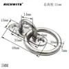 Aço Inoxidável 304 316 Oval com Argola/Placa de Olhal Quadrada Fivela de Porta Placa Base Anel de Puxar Corda Acessórios de Ferragens Marítimas