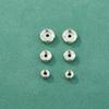 Plata Esterlina S925 Corte Grueso Seis Caracteres Palabras Verdaderas Juego Divertido Espaciador A juego Accesorios DIY Pulsera Cuentas a juego