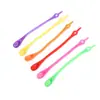 Hebilla para Cordones para Personas Mayores, Cordones Elásticos Ajustables Sin Atar, Sujetador de Hebilla de Cordón Colorido, Sujetador de Cierre, En Stock