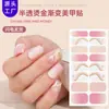 Oferta Especial Transfronteriza Zhengxiang Pegatinas para Uñas con Degradado Pegatinas para Uñas Rayadas de Comercio Exterior Europeo y Americano Pegatinas para Uñas Impermeables con Estampado en Caliente Personalizadas