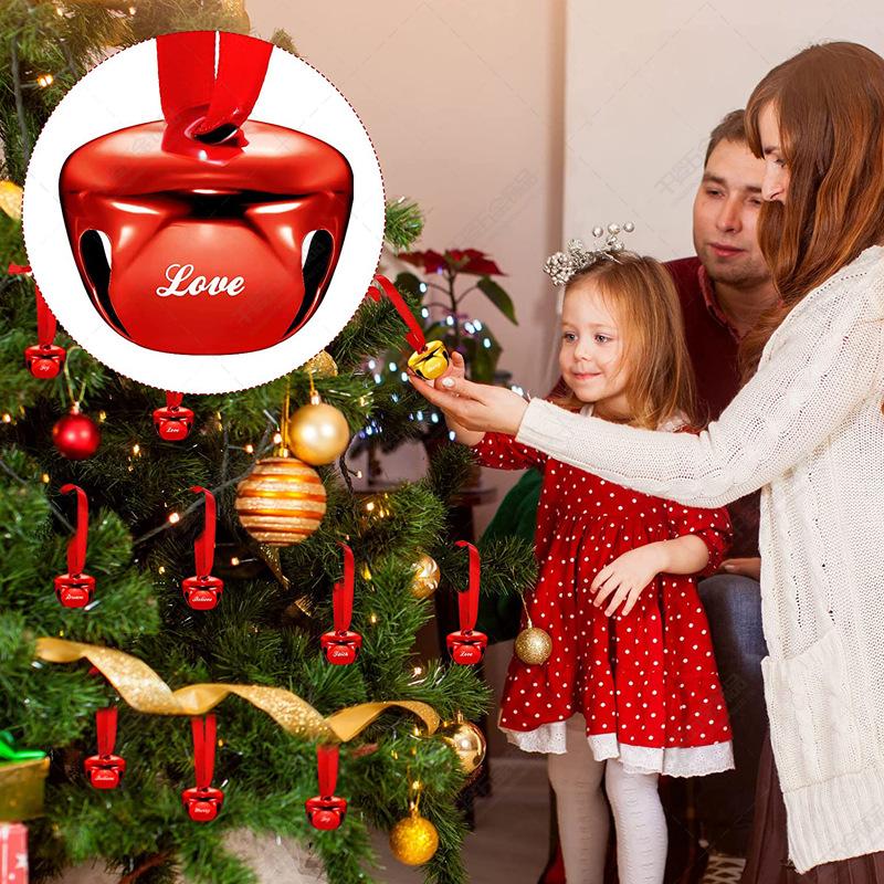 38MM丝带十字铃红色07