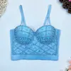 Top corsé con tirantes vintage de cuentas y tachuelas, disponible en varios colores, con copas con aros, adecuado para actuaciones y sesiones de fotos, bustier de ballenas ropa para mujer