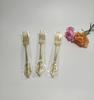 Faca e Garfo Retro Ouro Rosé Descartáveis de Plástico Dourado Garfo Ocidental Faca Espessada, Garfo e Colher Embalados Individualmente