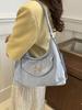Bolsa Tote Nicho Coreia do Sul Feminina 2024 Nova Moda Mochila Estudante Casual Grande Capacidade Bolsa de Ombro
