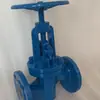 Válvula de Bloqueio com Flange J41F46-16C em Aço Fundido Revestida com PTFE para Ácido e Alcali Corrosivos Corpo da Válvula em Metal de Aço Fundido Manual