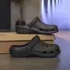 Nuevos zuecos clásicos de suela gruesa para mujer, sandalias antideslizantes para enfermeras, pantuflas de suela blanda para uso en exteriores, sandalias de playa para mujer