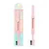 Maquinilla de Cejas Retráctil Chuanqi'Er, Herramienta para Dar Forma a las Cejas, Herramienta de Belleza con Característica Anti-Rayaduras para Mujeres, Herramienta para Dar Forma a las Cejas Fácil de Usar para Principiantes con Cabezal de Cepillo
