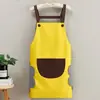 Nuevo Delantal Doméstico de Dibujos Animados, Delantal de Cocina Moderno, Resistente al Aceite, Impermeable, Resistente a las Manchas, Ropa de Trabajo Linda, Bata de Cocina, Delantal de Cintura