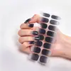 Pegatinas para Uñas con Purpurina de Color Sólido Sin Hornear Removibles Pegatinas para Uñas con Pegamento de Gelatina Suministro Directo de Fábrica Origen Seguras para Mujeres Embarazadas