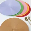 Manteles Redondos de PP Transfronterizos, Esteras Tejidas a Mano Aislantes del Calor, Manteles Estilo Occidental Antiquemaduras, Esteras Antideslizantes para Vajilla, Fabricantes de Manteles de PP