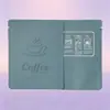 Bolsa de café de goteo con revestimiento de aluminio, apertura plana, en stock, al por mayor, engrosada, bloqueadora de luz, conservadora de frescura, bolsa de embalaje exterior para polvo de café