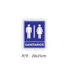 Varias pegatinas de advertencia en tamaño de España: 20X25Cm