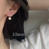 Pendientes Estilo Estrella Mismo Estilo Cuentas Shijia Bei Pendientes de Perla de Imitación Plata de Ley Pendientes para Mujer Lujo Ligero Retro Elegante Estilo Francés Pendientes para Mujer