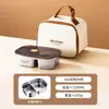 Venta Directa de Fábrica Caja de Almuerzo Antibacterial de Acero Inoxidable 304 Caja Bento Apta para Microondas para Transportar Alimentos Compartimentada Sin Transferencia de Sabor