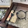 Nueva Pulsera de Cuentas Rosa Corazón para Niña KT Cat Moda Dopamina Gato Campana Pulsera Pulsera de Dibujos Animados