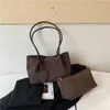 Bolsa de Luxo Feminina 2026 Nova Cor de Outono Meilade Textura Trançada Bolsa Tote Grande Capacidade Bolsa de Ombro para o Dia a Dia