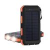 Popular Power Bank Solar de Tres Pruebas de Amazon 20000mAh Cargador Exterior para Teléfono Móvil con Impresión de Logo Personalizado