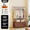 Arara de roupas aberta, cabideiro de chão para casa, cabideiro de chão para quarto estilo japonês, prateleira de armazenamento para closet