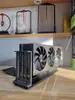Soporte Vertical para Tarjeta Gráfica Instalación Vertical Ángulo de 90 Grados Dock para Tarjeta Gráfica Externa de Portátil DIY Base Acrílica Almohadilla de Pies con Ventosa Magnética