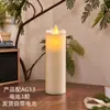 Luces de Velas LED de Plástico Transfronterizas Decoración Navideña de Cumpleaños Romántica para Bodas Accesorios Velas Electrónicas Venta al por Mayor