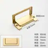 Nova Gaveta de Montagem Superficial Puxador Oculto Preto Puxador Interno de Porta de Guarda-Roupa Dourado Tatame Puxador Plano Invisível