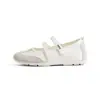 Zapatillas de Entrenamiento Alemanas con Velcro para Mujer 2026 Verano Nuevo Estilo 4cm~Altura Interior Oculta que Aumenta la Altura Zapatos Mary Jane Zapatos Planos de Ballet