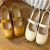 Zapatos Mary Jane de Primer Encuentro para Mujer, Nueva Colección Otoño 2026, Suela Suave, Correa Única, Boca Baja, Adecuados para Mujeres Pequeñas