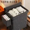Cesto de roupa suja, cesto de lavanderia, estilo dormitório, com tampa, grande capacidade, para roupas íntimas, dobrável, para guardar roupas e bonecas