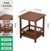 Estante de almacenamiento de madera maciza para el hogar, estante de almacenamiento de piso simple, carrito de cocina de múltiples capas, estante de almacenamiento para sala de estar, estante de té