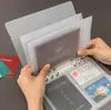 Bolsa de almacenamiento de hojas sueltas para pegatinas A5A6, libro de almacenamiento de PVC clasificado, cinta de pegatinas, bolsa para documentos de agenda, bolsa de accesorios al por mayor