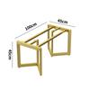 Soporte de Pata de Mesa Simple en Forma de T para Tabla de Roca Personalizada Pie de Mesa Pie de Mesa Pie de Mesa Pata de Mesa de Té Pata de Mesa de Comedor Metálica Pata de Bar