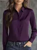 2026 Nueva Camisa Blanca para Mujer Transfronteriza Europea y Americana Manga Larga Minimalista Verano Versátil Holgada para Mujer Venta al por Mayor