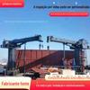 Guindastes fixos para terminais portuários Pequenos guindastes marítimos Fabricantes Guindastes de lança telescópica totalmente hidráulicos para navios
