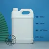 Em Estoque Balde Plástico Transparente de 2000ml Balde Quadrado Plano de 2L Garrafão de Álcool Recipiente Químico para Dosagem de Líquido Anticongelante de 4 Litros