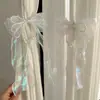 Abrazaderas para Cortinas con Lentejuelas de Sirena Perla y Lazo Estilo Francés Abrazaderas Nórdicas Decoración de Hebilla de Cortina Estilo Princesa