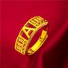 2023 nuevo anillo de ábaco apertura de anillo arena dorada de Vietnam hombres y mujeres anillo de ábaco damas al por mayor