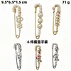 Broche Elegante y Sencillo, Broche para Chal, Broche Anti-Exposición, Juego de Broches de Perlas, Broche Ceñidor de Cintura, Broche con Forma de Calabaza