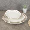 Plato de melamina, plato redondo de plástico, plato hondo, plato hondo grande de porcelana de imitación, vajilla comercial para hoteles y restaurantes, plato para saltear.
