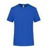 Camiseta de trabajo de verano de cuello redondo de secado rápido con estampado de logo, ropa de manga corta para fitness, deportes, running y actividades de team-building