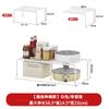 Venta al por mayor de fábrica Estante retráctil de cocina Gabinete Espesado Hierro forjado Capas Platos Olla Estante Botellero para especias Estante de acabado