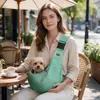 Bolso Bandolera para Mascotas Bolso para Gatos Portátil para Salidas Malla Transpirable Bolso para Perros Bolso de un Solo Hombro Ajustable para Gatos y Perros dentro de 15 catties