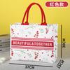 Bolsa de lona com logotipo personalizado impresso, alça estéreo, bolsa tote personalizada, bolsa crossbody portátil de lona, proteção ambiental, grande capacidade