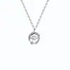 Colar de Pena para Mulheres, Luxo Acessível, Alta Qualidade, Corrente Clavicular de Zircônia Cravejada com Diamantes, Design de Nicho Moderno e Versátil, Pingente Inteligente