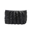 Bolsa de Cosméticos Plegada de Moda Transfronteriza Bolso de Mano con Bordado de Nube Ropa de Algodón Otoño e Invierno Bolsa de Almacenamiento Portátil Bolso de Mano