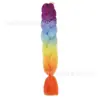 Fibra química de tres colores, cuatro colores, cinco colores, degradado, seda de alta temperatura, trenza grande, trenza jumbo, trenza burbuja, material para trenzas de cabello