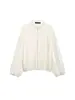 Ropa ZR para mujer de AliExpress más vendida transfronteriza, venta al por mayor de ropa para mujer de comercio exterior, chaqueta corta de aviador plisada de otoño
