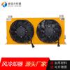 Enfriador de Aire de Pie Hidráulico de Doble Ventilador Ruijia Enfriador de Aceite Condensador Enfriado por Aire con Aletas de Aleación de Aluminio