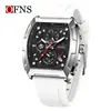 Nuevo Reloj de Cuarzo Oufani para Hombre, Esfera Grande Multifuncional, Reloj Impermeable Luminoso, Calendario, Reloj de Negocios de Seis Manecillas